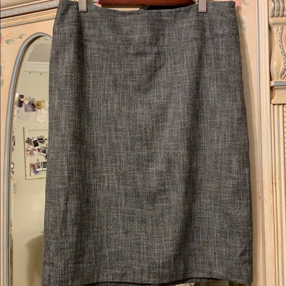Grey Pencil Skirt
